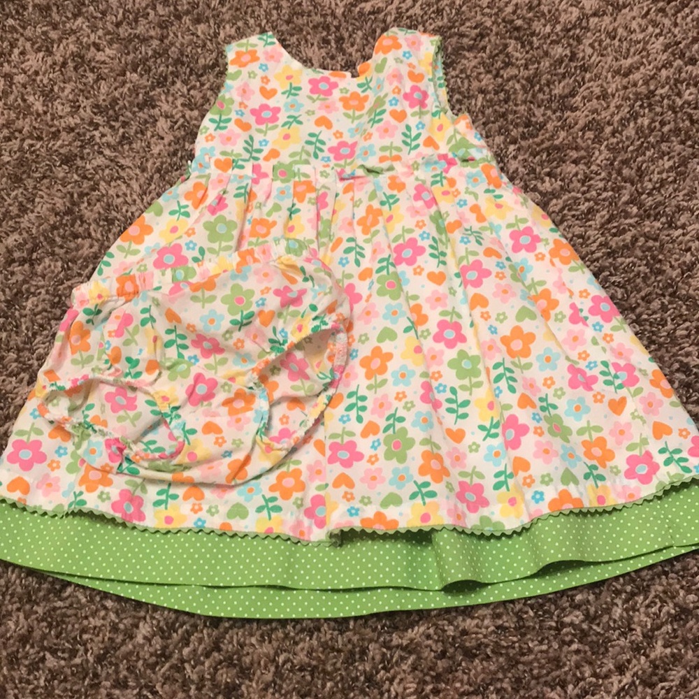 Carters spring dress with bloomers
